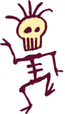 skeleton and bones